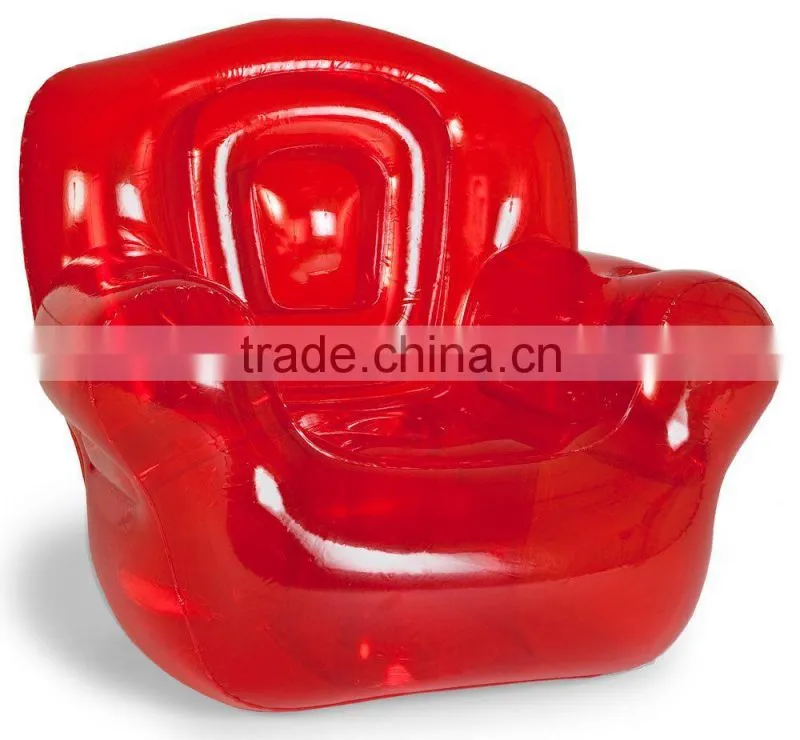 Popular Transparent Inflatable Corner Chair Air Sofa Inflatable Couch for Sale
