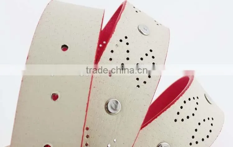 2015 Women's fashion studded beads belt with metal beads in yiwu