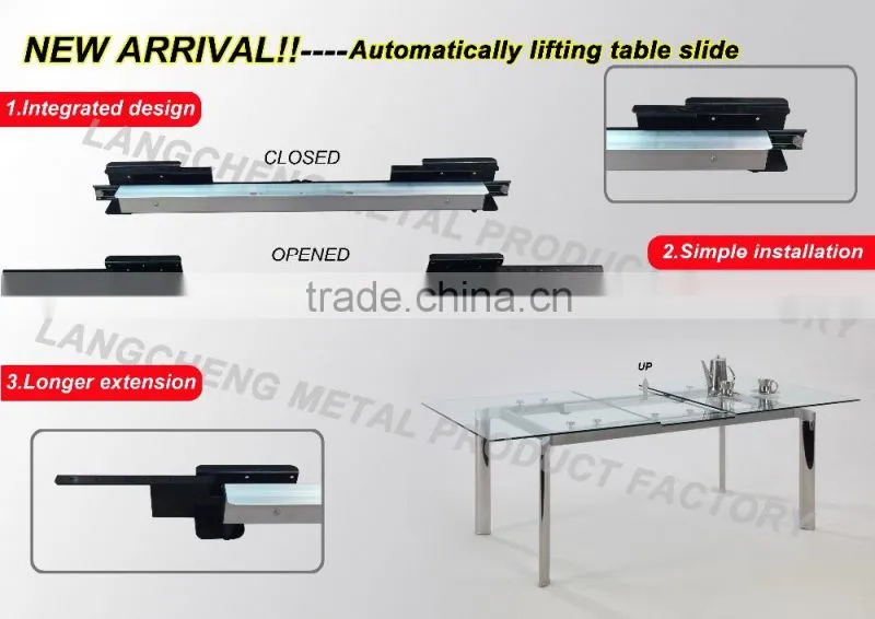 Integrated automatic lifting dinnin table Guide Rail(extension table mechanism)
