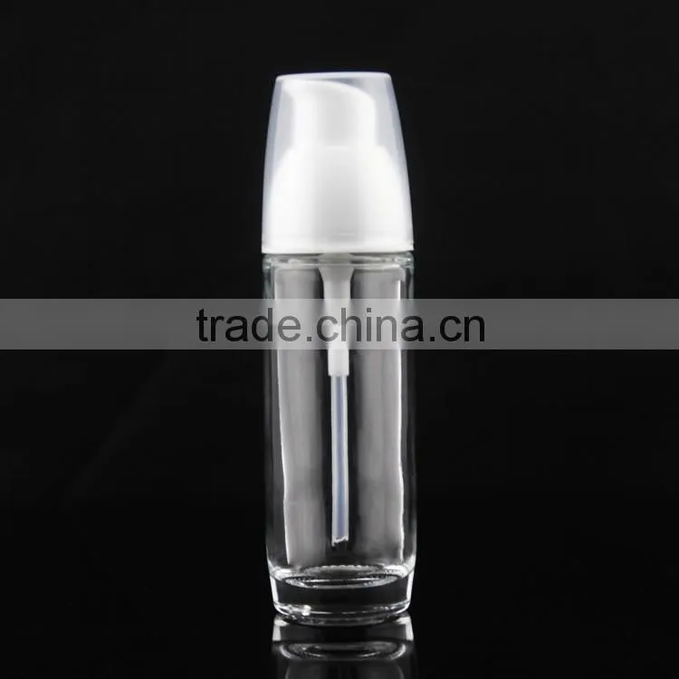 high quality clear lotion glass bottle cheap price