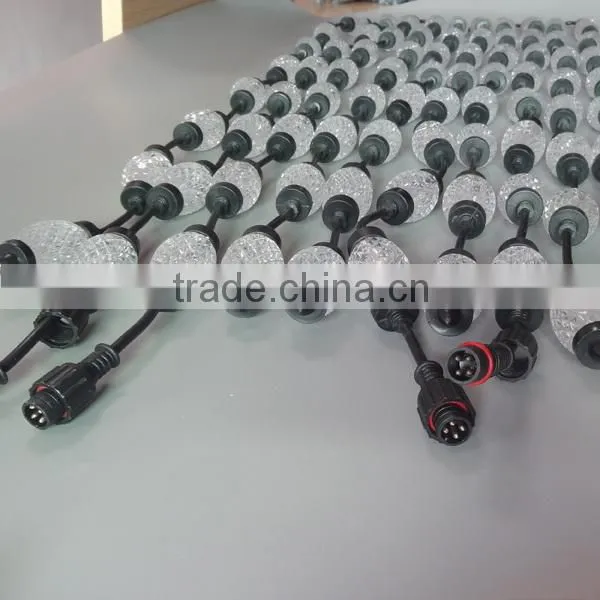 led round ball christmas lights led ball string light Crystal luminous ball
