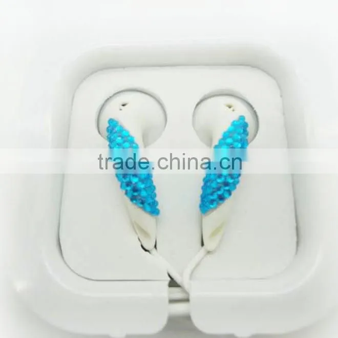 hot sale bling diamond earphone&headphone