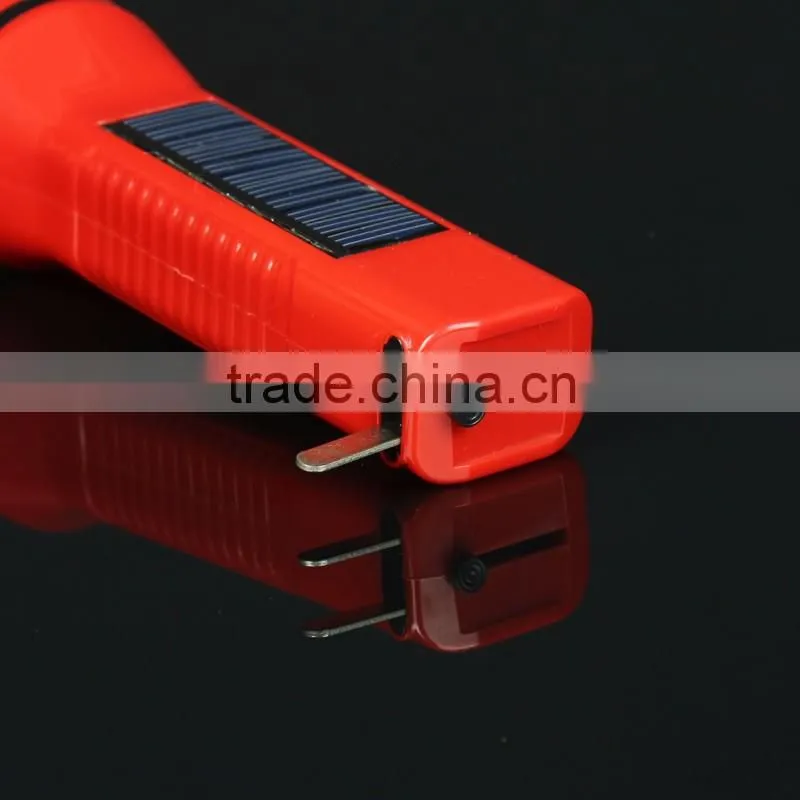 New Arrival Solar Led Torch Flashlight Electronic Plastic Flashlight Sun Tactical Sportlight