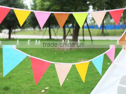 Felt triangle garland decorations for party supplies