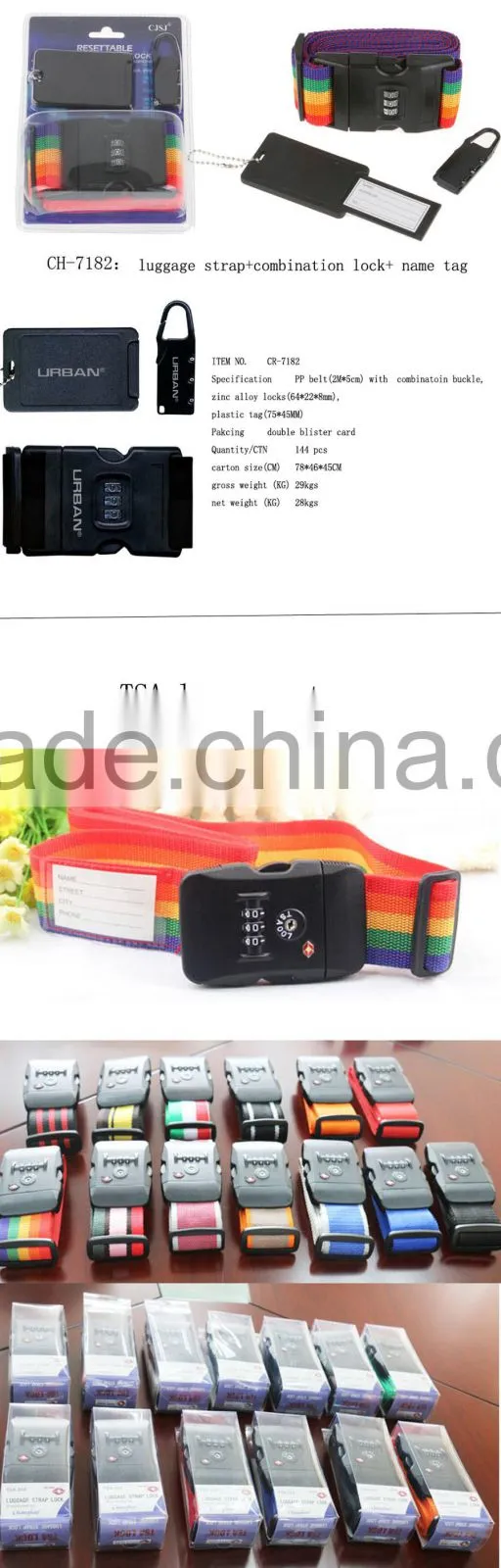 Eco-friendly Multi-function fashion travel set/kit luggage accessory