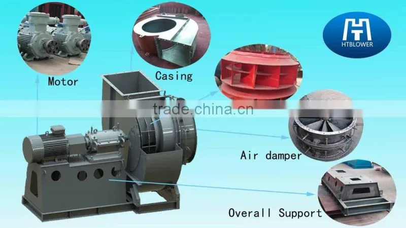 Industrial equipment pulverized coal delivery blower