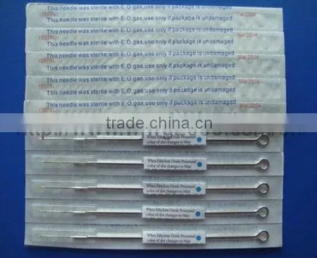 Disposable Tattoo Needles with Sterilization Indicatoon