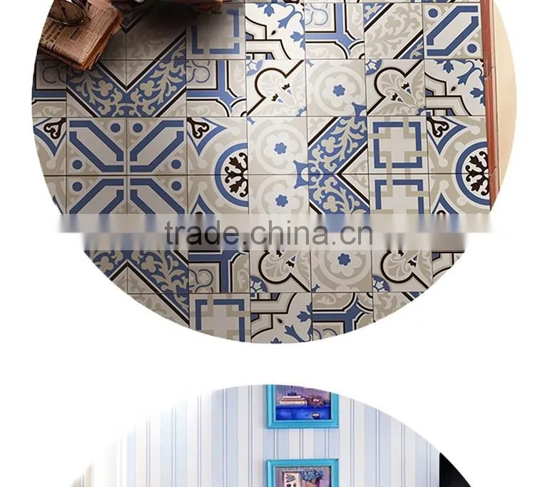 20*20cm blue color encaustic cement decorative tile moroccan cenment tile Hot sale cheap