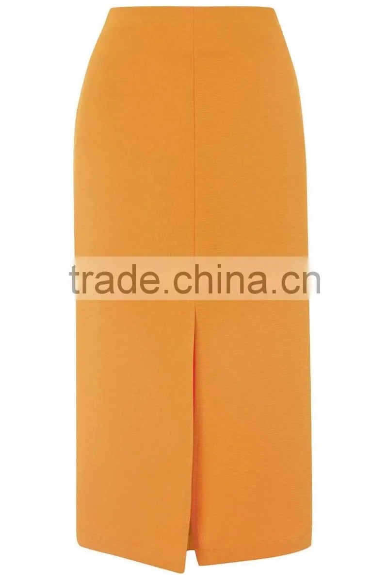 Fashion Lady Midi Split skirt