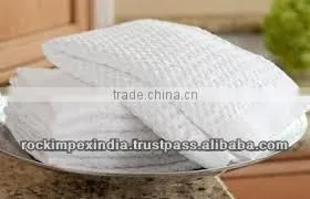 WAFFLE WEAVE COTTON KITCHEN TOWELS