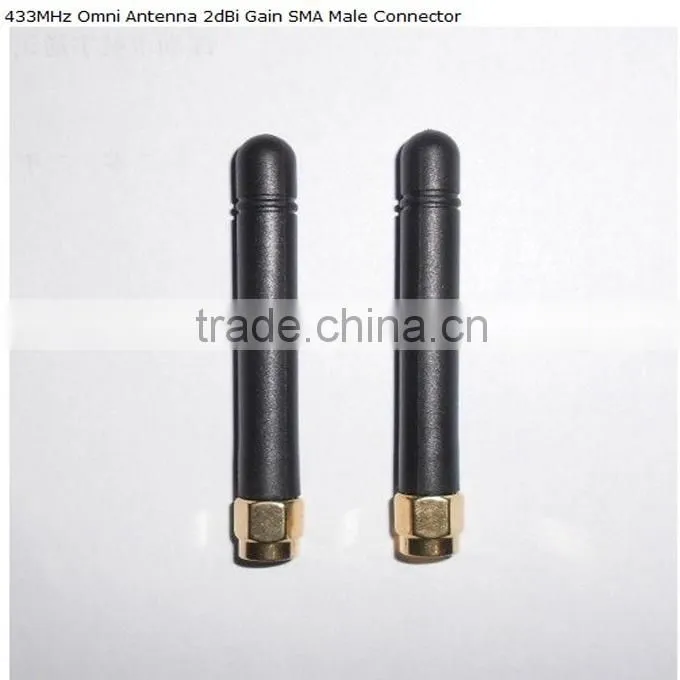 Manufacturer Supply 2dBi Antenna Rubber 315MHz Antenna With SMA Omni Rubber Terminal 315MHz Antenna