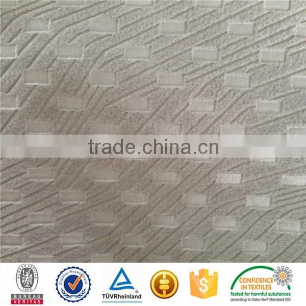 wholesale 100%polyester embossed knitted car seat cover fabrice