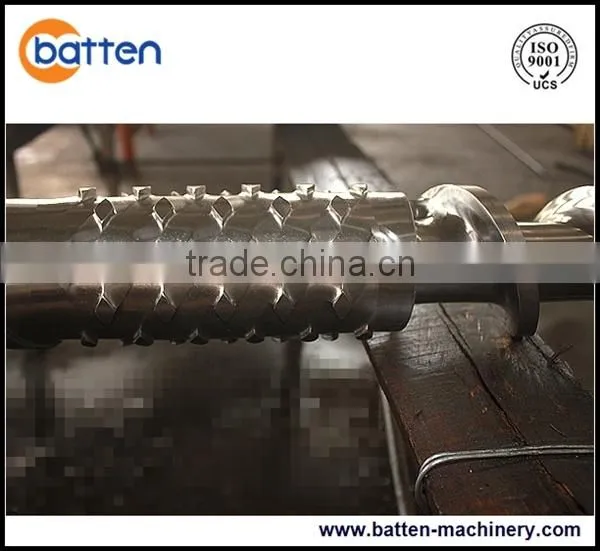 single screw extruder machine screw and barrel for PE plastic machine