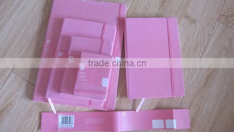 A4/A5/A6/A7 hardcover notebook with elastic band