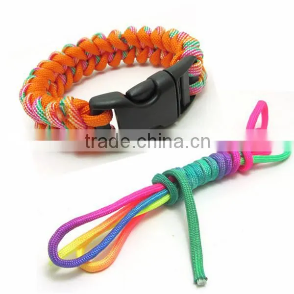 Outdoor Hiking Survival Paracord Rope paracord bracelet diy