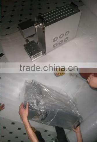 Made in china Auto-turntable laser marking machine mobile 2 years warranty