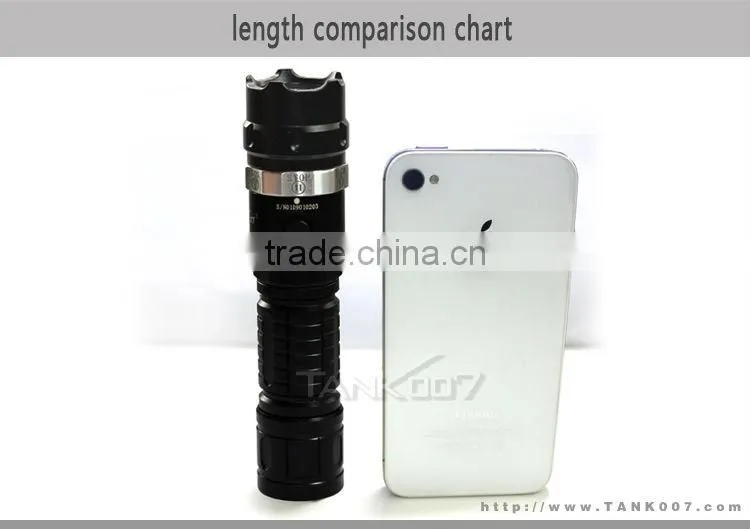 police led torch rechargeable flashlight security flashlight tank007