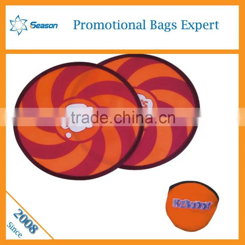 Folding fabric frisbee Folding cloth frisbee Fabric nylon frisbee
