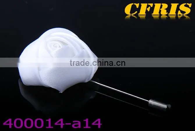 2016 New arriving silk flower bud lapel pins