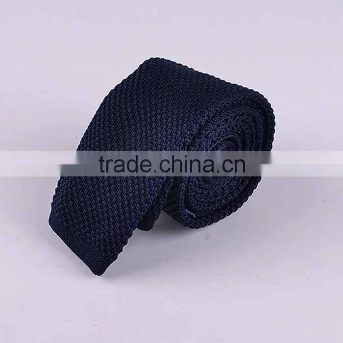 Fashion plain color cotton knitted necktie series 2