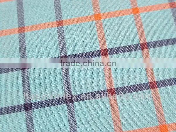 Polyester Yarn Dyed Fabric Imitation of Cotton