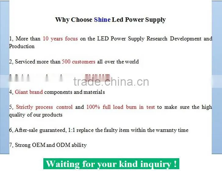 High quality 100w 24V DC output voltage waterproof electronic led driver