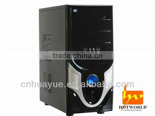 plexiglass computer case with flower image