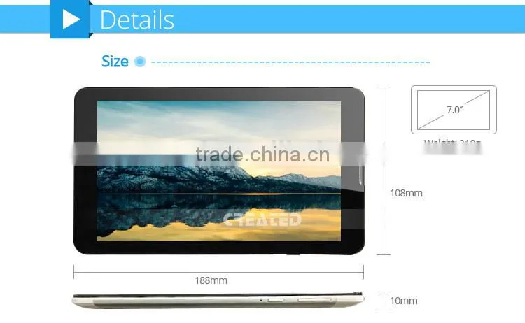 Android tablet wifi 7 inch tablet 3g dual sim card pc tablet phone Created A7