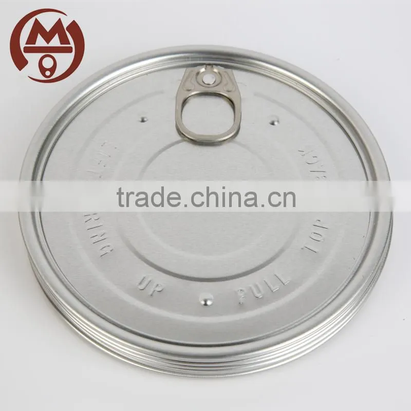 83mm 307# round pull ring can lid aluminum easy open end