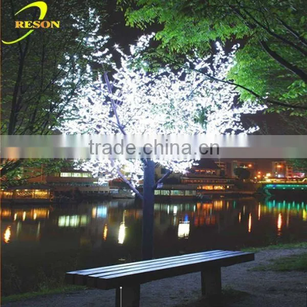 Modern home lighting fake blossom tree