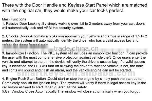 Keyless Entry System Car Alarm System Remote Control