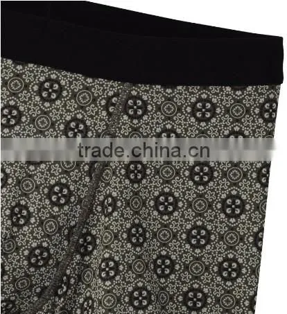 hot sell antimicrobial quick dry printed microfiber men underwear briefs boxer shorts