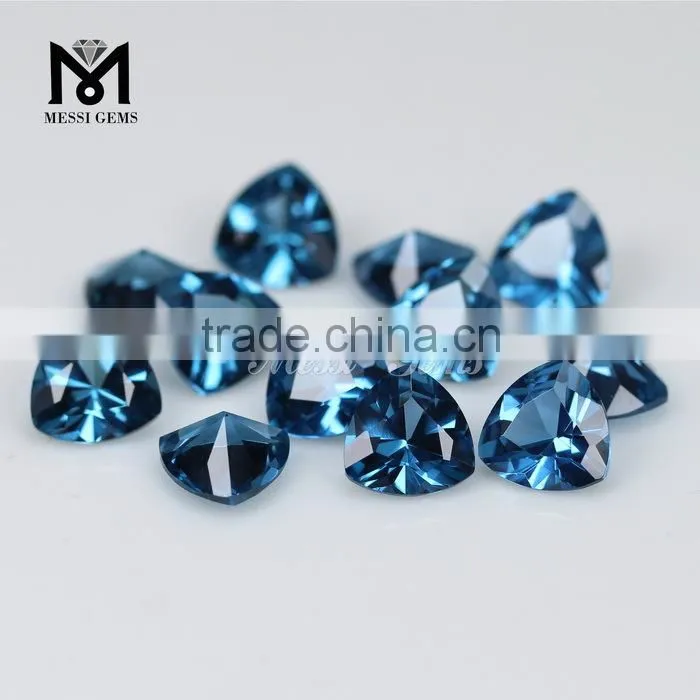 Wuzhou Hot Sale Gemstones 9 x 9 Trillion Cut 120# Spinel