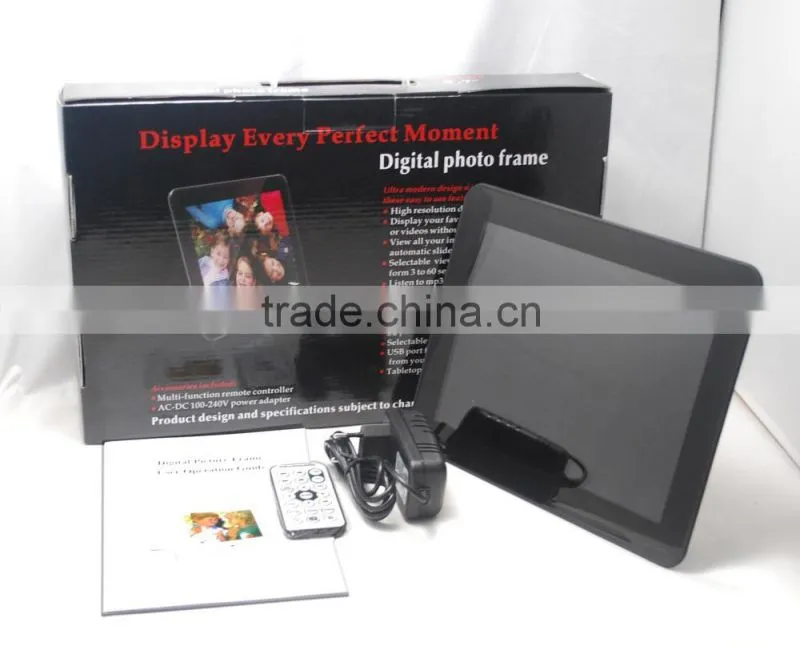 12 inch HD 1080P digital photo frame with HDMI input