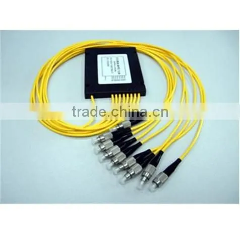 ABS box module plc optical fiber splitter / PLC Optical Fiber Splitter FC/APC Conector, ABS Housing