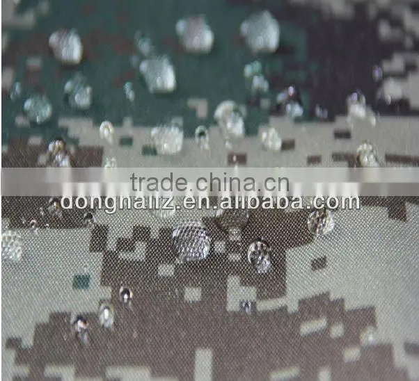 cvc camo waterproof fabric for clothing
