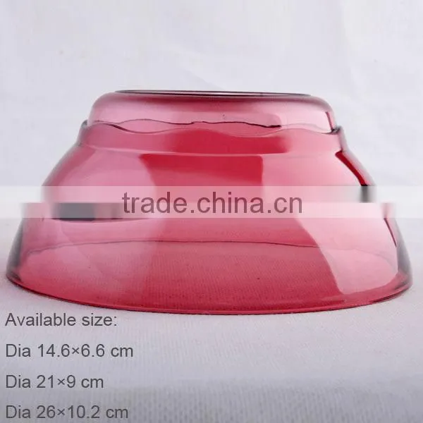 3.4 L Wholesale Transparent Plastic Salad Bowl