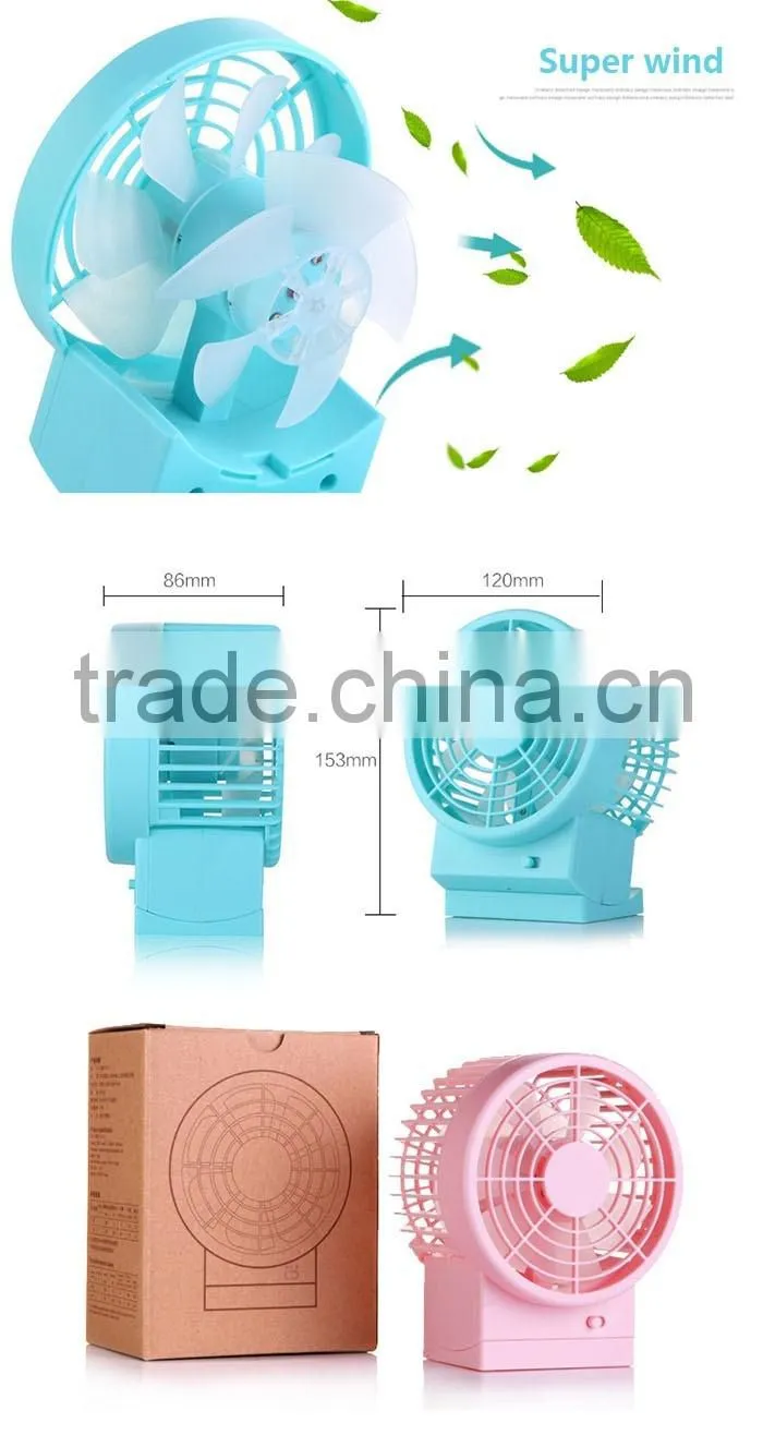 Rechargeable ceiling fan with abs plastic fan blades