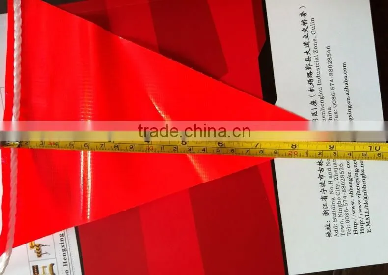 WB03C outdoor advertising fluorescence color warning flag safety band