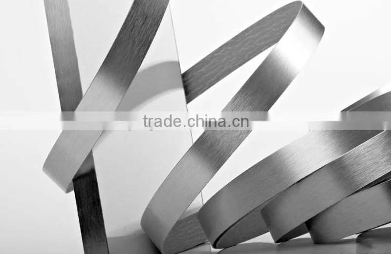hot selling aluminium covered pvc U flexible strips for table corner