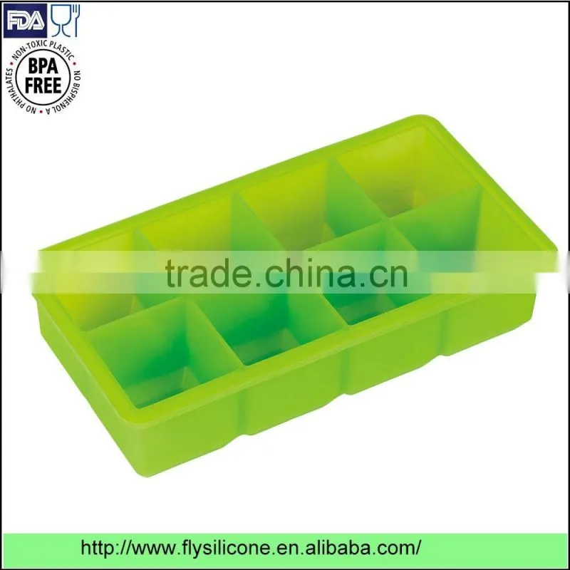 OEM factory price novelty perfect size food grade premium silicone ice cube tray