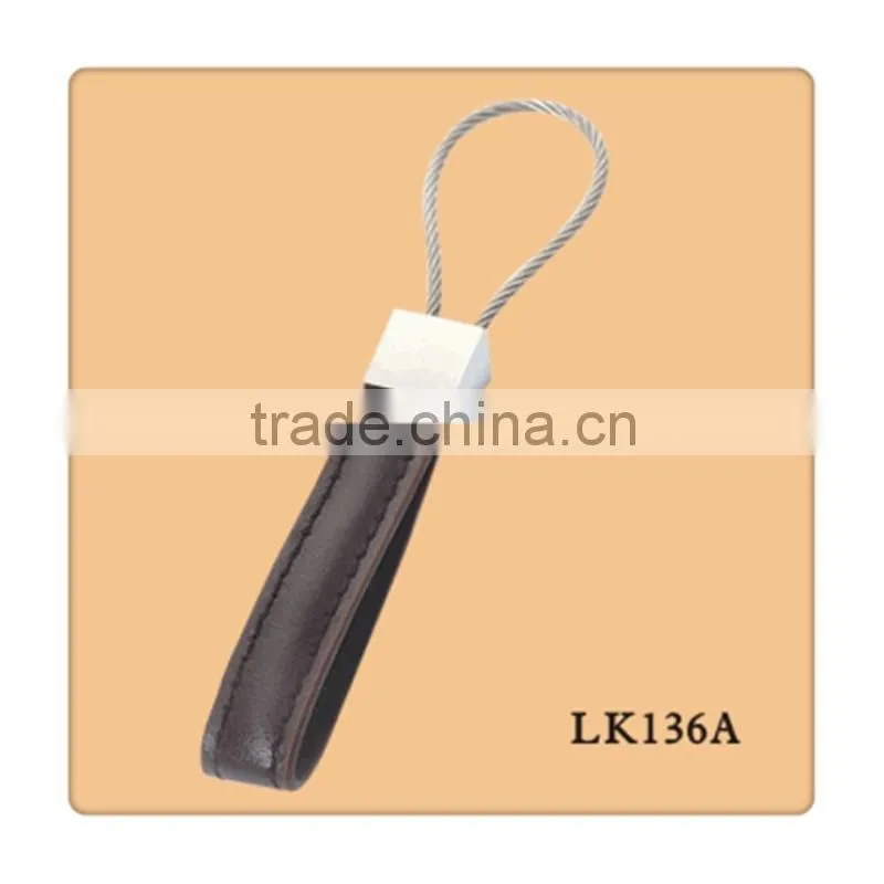 Top fashion magic doctor logo laser leather keychain