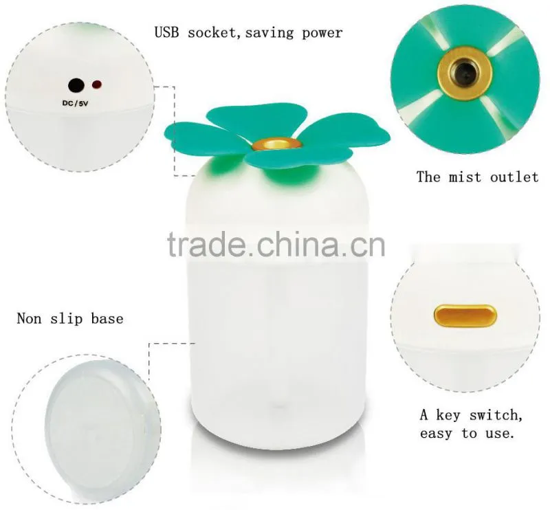 Hot sale led night light aroma humidifier