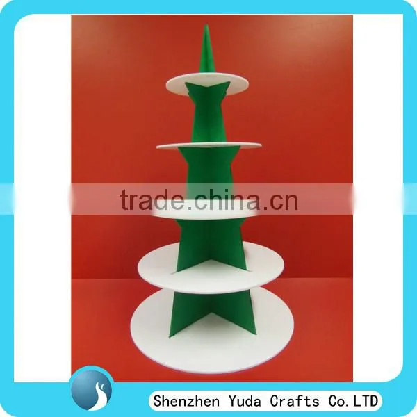 Funny rabbit shape acrylic party cake stands, easy detachable 3 tier cupcake display