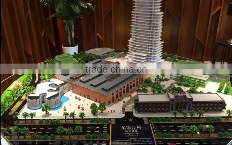 Real estate exhibition miniature building scale model making in China company