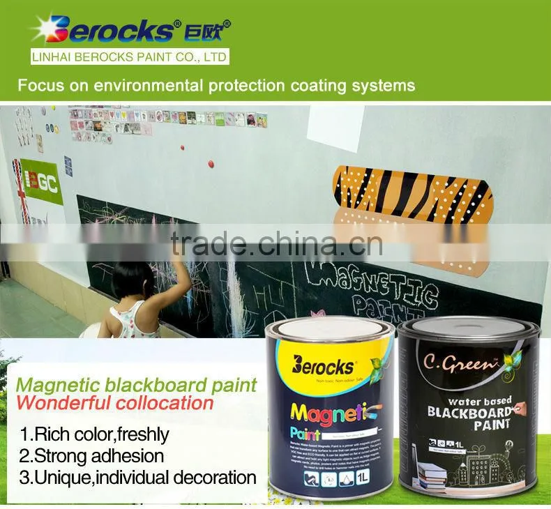 non-toxic magnetic blackboard paint/ Cheap magnetic paint Made in China