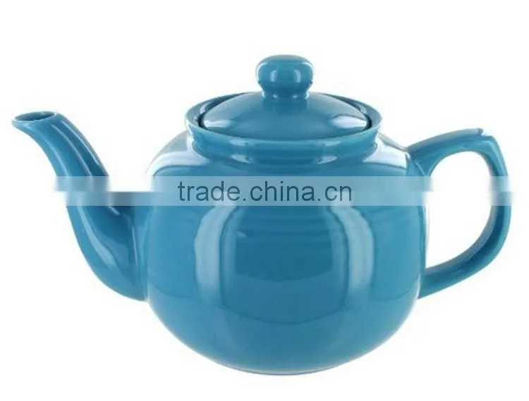 English style colorful 6 Cup Teapot
