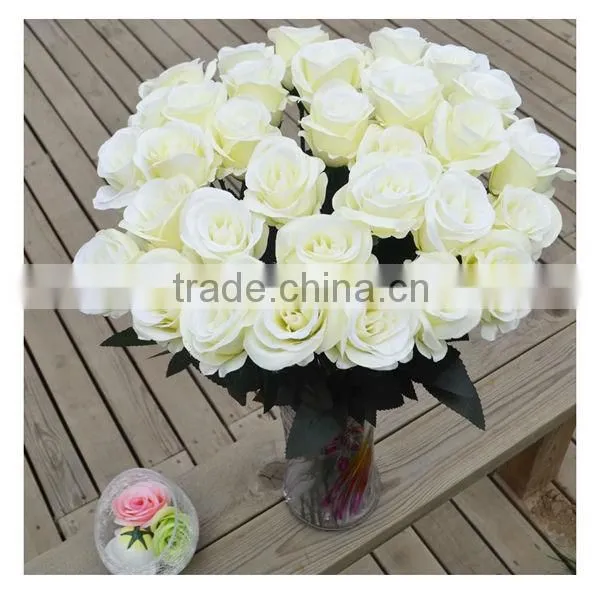 Newest real touch valentine rose flower/decorative rose flower,artificial rose