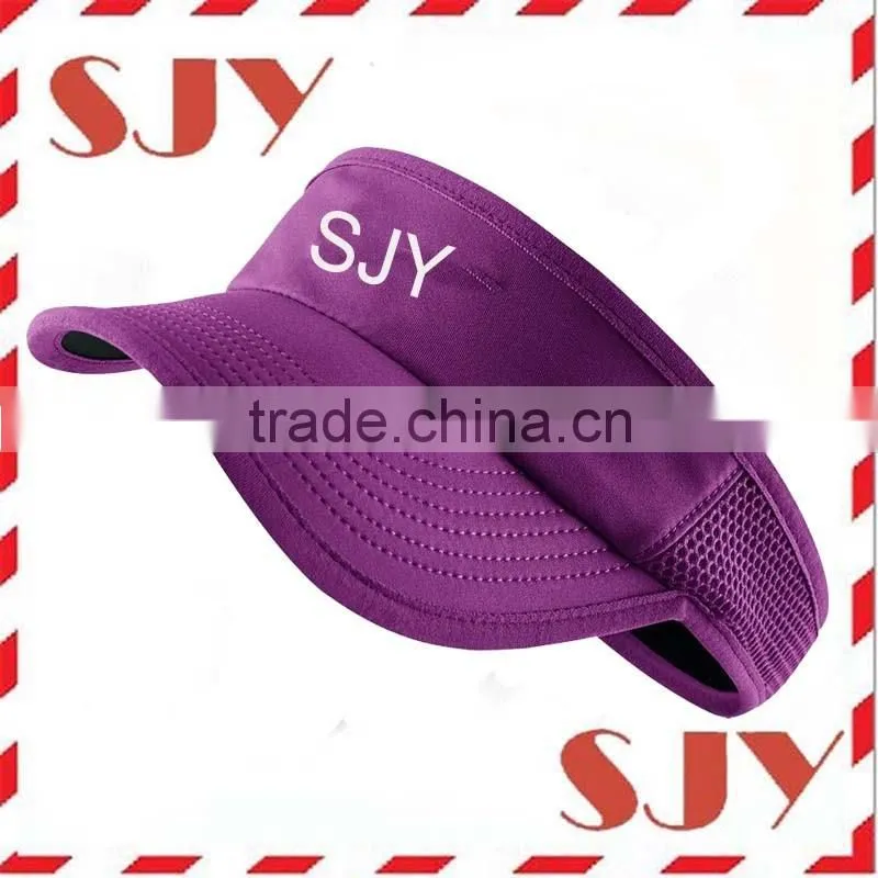 100%Polyester Custom Dri Fit Mesh Tennis Visor Hat