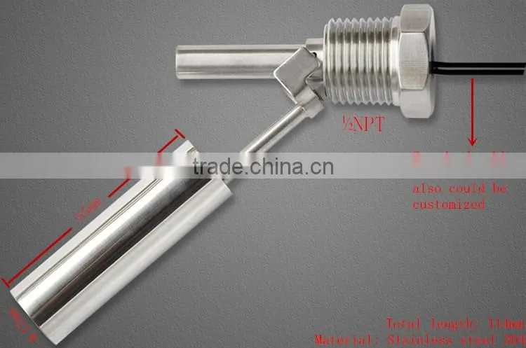 Soway high quality stainless steel float switch for oil tank